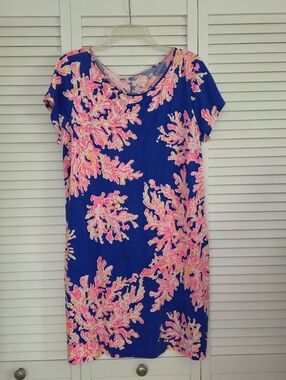 EUC Lilly Pulitzer Marlowe Dress In It's Eelectric
